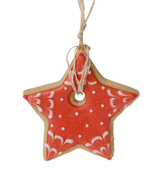 Cookie Stern rot/weiss